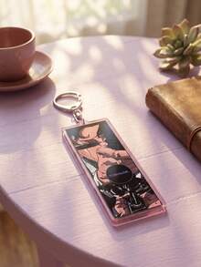 1Pc/3Pcs Kagurabachi Themed Acrylic Keychains, Featuring "Enten", "Tobimune" And "Kumeyuri" Demon Swords And Character Close-Up Designs, Fashionable Bag Charm, Suitable For: Back To School, Gift For Anime Fans, Exquisite Collection, All Seasons - Multicolor - View 7