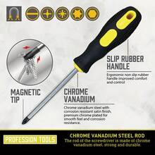 2pcs Long Handle Screwdrivers, Heavy Duty Flat Head And Head, With Strong Magnet, Non-Slip Handle, Manual Tools, Suitable For DIY Home Maintenance And Repair. - 2PCS (1 Flat Head, 1  Head) - View 8