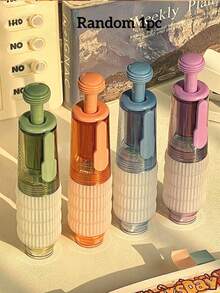 1pc Pen-Style Push-Button Dot Glue, Highly Attractive High-Viscosity Replaceable Refill Glue - Multicolor - View 11