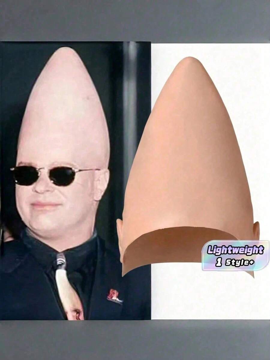 1pc-Alien Cone Headpiece-Halloween Gift-Perfect Gift-Gift-Toys-Games - Multicolor - View 1