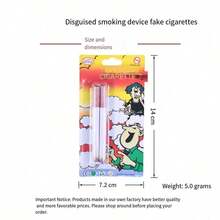 2pcs/6pcs Realistic Fake Cigarette Props, Suitable For COSPLAY, April Fools' Day Pranks, Halloween Parties, Gifts, Decoration, Birthday, Holidays - Multicolor - View 5