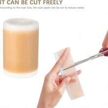 Transparent Silicone Tape, Flexible Breathable Non-Woven Fabric Material, Universal Type, Suitable For Hands And Feet (2.5cm*0.5m) - Apricot - View 6