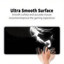 Fashionable Mouse Pad With Artistic Gradient Design, Suitable For Your Office Desk - Girl With Closed Eyes - View 9