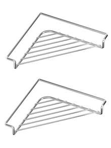 1pc Sink Draining Rack, Stainless Steel Triangular Sink Organizer, Space-Saving, For Placing Sponges, Dish Soap, Dishcloths, Brushes, Rags, Sponges, Kitchen Countertop Organizer Shelf, Home Kitchen Supplies - View 8