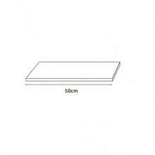 Single-Tier Wall Shelf, Creative Wall Storage Rack, Living Room Background Wall Decor, Wall-Mounted Shelf - White - View 11