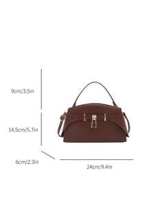 Retro-Style Women's 2026 New Fashionable Crossbody Bag That Is Versatile And Luxurious, Small Square Bag - Brown - View 2