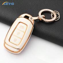 For Hyunda Key Fob Cover, Car Key Fob Case Compatible With Elantra GT Sport Santa Fe Palisade Kona Smart Key Protector Holder - D Model - View 1