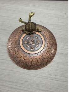 1 Set - Vintage Metal Kung Fu Turtle Incense Holder, Mini Vintage Turtle Shaped Incense Burner, Creative Desktop Ornament, Suitable For Home Tea Room, Meditation And Aromatherapy Decoration - Incense Burner - View 8