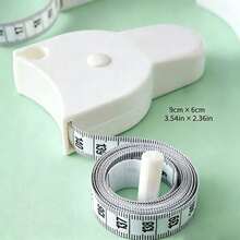 Flexible Measuring Tape, Used For 3D Measurement, Waist, Arm And Chest Circumference, Circumference Measuring Tape, Professional Ruler, Portable Body Measurement Tool, Suitable For Fitness Tracking, Sewing And Custom Clothing Fitting - White - View 8
