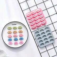 Pink Fun Lips Silicone Mold, Multi-Lip Shape Resin Mold, Aromatherapy Accessory Mold, Handmade Decorative Pendant Mold, Good Molding Effect, Clear And 3D Texture, Suitable For Handmade DIY, Making Decorative Pendants, Creative Small Accessories Handmade Scenes - Multicolor - View 12