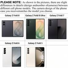Transparent Magnetic Phone Case, Compatible With MagSafe, Spring Magnetic Hinge Protection, Strong Magnetic Ultra-Thin 360° Protective Phone Cover, Compatible With Samsung Galaxy Z Fold8, Z Fold 8 Ultra, Z Fold 7, Z Fold 6, Z Fold 5 - Clear - View 3