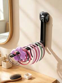 1pc Suction Cup Folding Clothes Drying Rack, Drill-Free Telescopic Drying Pole, Window Wall-Mounted Drying Tool, Household Bathroom Suction Cup Drying Rod, Foldable Telescopic Drying Rack, Balcony Window Simple Hanging Clothes Rack, Nail-Free Wall-Mounted Clothes Drying Rack, Portable Suction Cup Drying Pole For Travel - Retractable Clothes Drying Rack - View 1