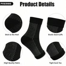 Breathable & Moisture-Wicking Fabric, Designed Specifically For Running And Cycling, Anti-Slip Design, Reinforced Heel And Ankle Protection, Comfortable Fit, Durable And Wear-Resistant (Single Pack) - Multicolor - View 3