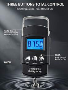Portable Electronic Scale, Luggage Scale With Hook, Fishing Scale, Express Parcel Scale, 50kg Capacity, Mini Shopping Scale, Suitable For Travel, Batteries Not Included. [Hot Selling] - Portable electronic scales - View 4