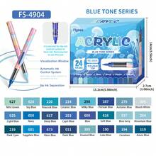 Direct Liquid Acrylic Markers, Multiple Color Themes Available 24/36 Colors, Direct Liquid Art Pens, Suitable For Painting, Coloring, Crafts, School And Office Supplies - Acrylic Paint Marker Set With Direct Liquid Feed - View 17