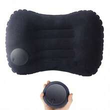Manual Inflatable Multi-Function Travel Pillow/Cushion, Suitable For Travel, Home And Outdoor Camping - Multicolor - View 2