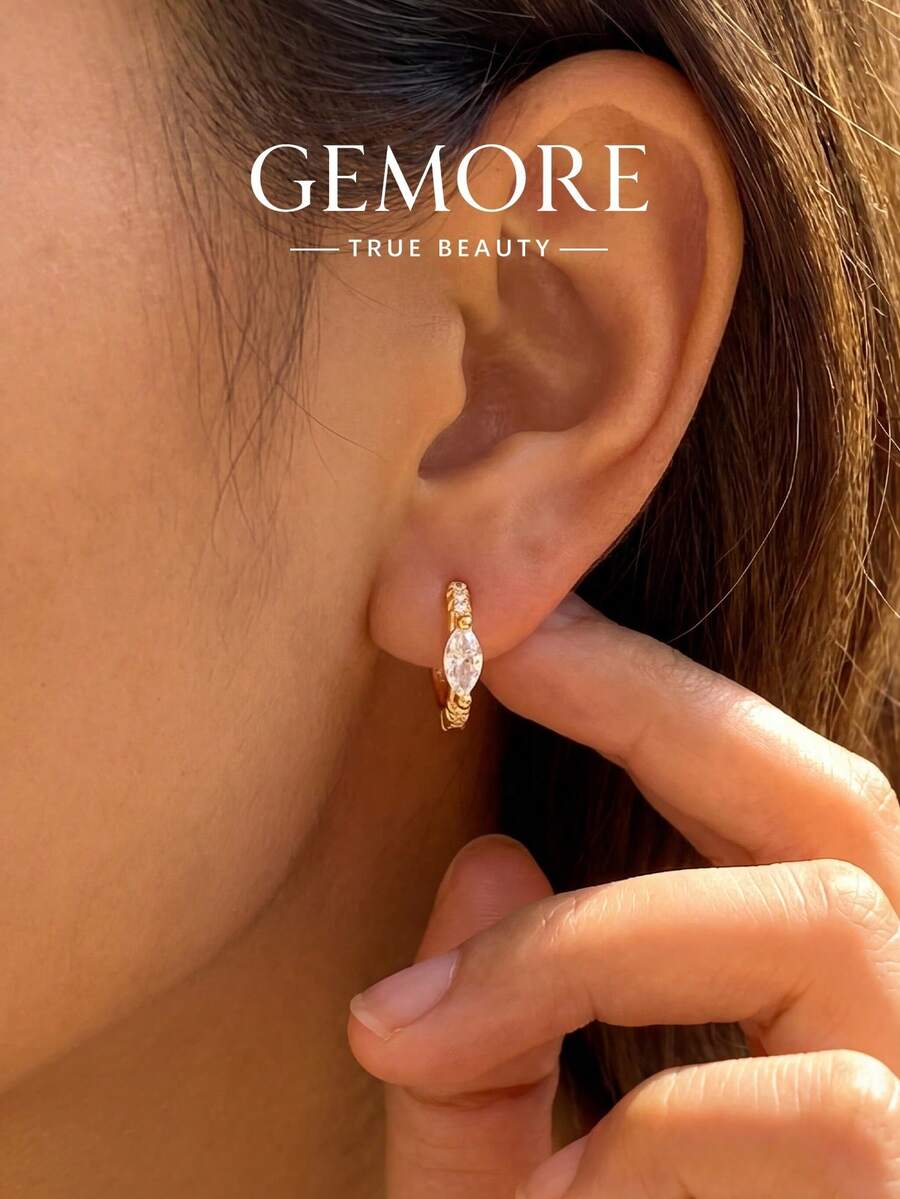 1 Pair Earrings, Luxury Elegant Women's Jewelry Gift, Suitable For Daily Wear And Date - Diamond Earrings - View 1