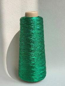 精細金屬鉤針線 50g 纖細金銀色芯線鋼絲，適用於聖誕節、萬聖節裝飾、DIY手工編織包、錢包、針織手工 - 50g/pc - 查看 21