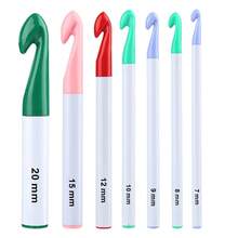 EDCUEBE7 Crochet Hook Set Handmade DIY Knitting Tools Crochet Hooks Full Set Sweater Needles Colorful Plastic Hollow Tube Crochet Hooks Thick Yarn Handmade Knitting Tools Crochet Hook Set - Plastic Crochet Hook - View 1