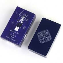 Durable Cardstock, A Set 78-Deck English Edition I Am Not A Doll Tarot Cards For Divination And Gameplay - Vibrant Illustrations - Blue - View 1