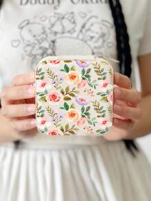 Women's Flower Jewelry Box White-Travel Jewelry Case-Jewelry Box Organizer-Jewelry Box Earrings-Jewelry Box Necklace-Jewelry Box Organizer Storage - Vintage Floral Jewelry Box - View 23