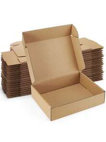 8/4/1 Pack - Bulk Brown Cardboard Mailer Boxes With Lock, For Small Business, Medium Cardboard Gift Boxes For Packaging Mailing Gifts - Gift Packaging - Small Gift Packaging - View 7