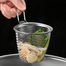 Stainless Steel Hot Pot Strainer Skimmer With Hook, Kitchen Meat Sieve For Shabu Shabu, Pork Brain, Noodles And Filtering - New Mesh Filter - View 11