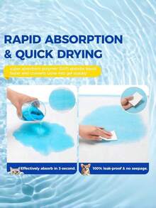 100 PCS Heavy Duty Pet Training Pads, Super Absorbent, Quick Dry Surface, Potty Training, Thickened, For Puppies | Dogs | Young Dogs | Cats | Rabbits - M - View 3