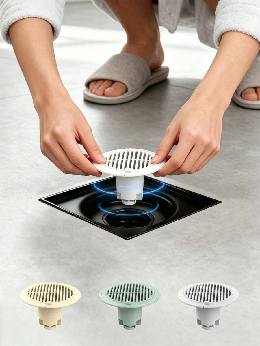 Drain Pipe Deodorizer, Drain Outlet Cover, Automatic Closing Drain, Insect And Odor Proof, Automatic Drainage, Bathroom Drain Pipe Deodorizer, Sealed Drain Core, Suitable For Hotel, Bathroom, Kitchen - Multicolor - View 1