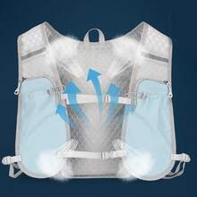 Running Vest Backpack,Hydration Vest Backpack, Lightweight Hydration Pack, Hydration Backpack Water Backpack For Cycling Running Biking Hiking - Multicolor - View 3