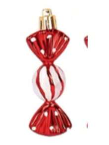 6pcs Christmas Candy Decor Set, Christmas Lollipop Hanging Ornaments, Plastic Lollipop Pendants Can Be Hung On Christmas Tree, With Gold Ribbon, Suitable For Christmas Party Decoration And Home Gathering Scene - Multiple Styles - View 11