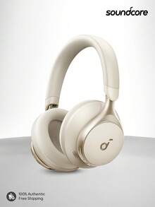 Soundcore Space One By Anker, Headphone Peredam Kebisingan Aktif, Pengurangan Suara 2X Lebih Kuat, Waktu Putar ANC 40 Jam, Kontrol Aplikasi, Audio Nirkabel LDAC Hi-Res, Pas Nyaman, Panggilan Jelas, Bluetooth 5.3 - View 9