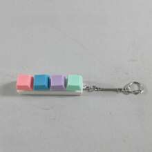 Random Color 4 Keys 1pc Fun Keychains - Random Color 4 Keys 1pc - View 10