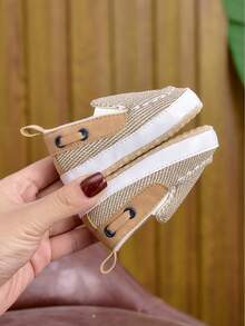 0-1 Years Old Spring Summer Autumn Versatile Driving Loafers Soft Sole Slip-On Infant Boy Walking Shoes Flat Shoes Infant Flat Shoes - Apricot - View 5