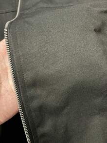 Men's Turn-Down Collar Full Zip Jacket, Smooth Woven, Crisp, Versatile, Minimalist, Commuter Outerwear, Spring/Autumn Thin Style, Daily Casual Top - Black - View 10