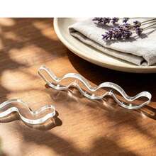 Thick Transparent Acrylic Tableware Rack, High Transparency Minimalist Design, Multiple Styles Available, Suitable For Daily Dining, Home, Restaurant, Birthday Party And National Day Decoration - View 4