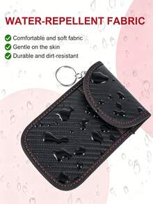 New Car Key Signal Blocking Bag, Car Key Anti-Theft Protection Case, RFID Anti-Theft Key Card Holder, Car Accessories - A - View 8
