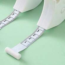 Flexible Measuring Tape, Used For 3D Measurement, Waist, Arm And Chest Circumference, Circumference Measuring Tape, Professional Ruler, Portable Body Measurement Tool, Suitable For Fitness Tracking, Sewing And Custom Clothing Fitting - White - View 6