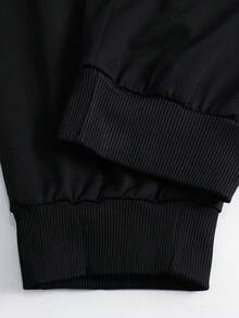 Men's Four-Season Casual Trousers With Drawstring At Waist And Side Pockets Are Suitable For Outdoor Sports And Daily Wear. - Black - View 7
