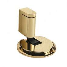 No-Drill New Style Windproof Silent Floor Door Stop Mechanical Minimalist Invisible Glass Door Floor Stop - Floor-mounted Door Stopper - View 9