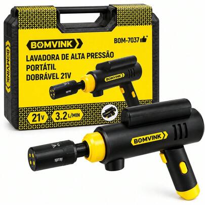 Lavadora Alta Pressão Portátil 21v Bomvink Bom - 7037