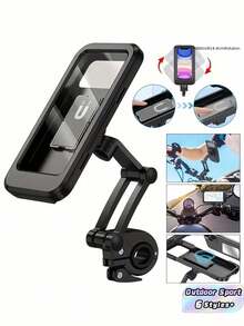 Cell Phone Handlebar Mounts - Black a - View 1
