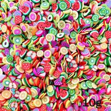 1 Set/Bag Colorful Polymer Clay Fruit Slices Kit, 15/24/28pcs Mini Fruit Fragments With 24-Compartment Storage Box, Suitable For DIY Nail Art, Phone Decoration, Handmade Resin Crafts, Slime Mixing, Art And Craft Supplies - A - View 11