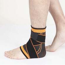 1pc Ankle Brace, Adjustable Compression Ankle Support Sleeve, High Elastic, Unisex Ankle Stabilizer For Fitness, Running, Weightlifting, Hiking, Basketball & Sports - Multicolor - View 8