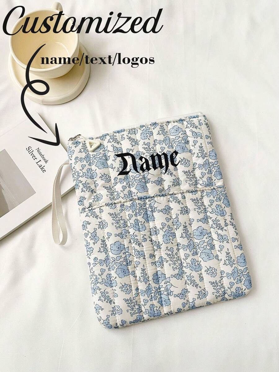 Customized Cute Cartoon Storage Pouch, Unisex, Custom Personalized Design, Multi‑Purpose Pencil Case Organizer Bag. Fresh Aesthetic,Preppy Style - Multicolor - View 1
