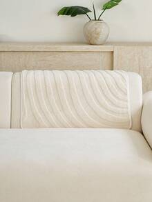1PC Cream-Style Plush Velvet Non-Slip Pet-Friendly & Stain-Resistant Sofa Cushion – Sofa Decorative Protector Cover, Fits 1, 2, 3, 4-Seater Sofas, All-Season Universal, Machine Washable, Durable, Dustproof - Beige - View 6
