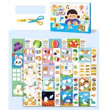 Children's Focus Sticker Book, Paper Art Cut-Out Craft Enlightenment Set, Mindful Sticker Book - Multicolor - View 8