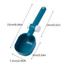 Multifunctional Dog And Cat Feeding Spoon, Cat Food Dispenser, Dog Food Storage, Convenient Spoon, Leak-Proof Cat And Dog Food Spoon, Feeding Tool, Multifunctional Pet Food Container Shaped Spoon, Dishwasher - 200ml - View 3