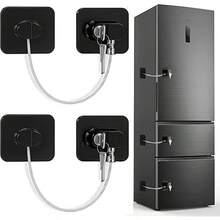 Heavy Duty Metal Safety Lock Set, Window And Refrigerator Locks, Home Security Locks, Fashionable Metal Appearance | Sturdy Structure | Home Door Locks - Durable - View 10