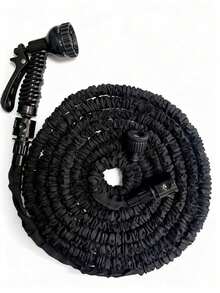 100ft/75ft/50ft/25ft Garden Hose With 7-Function High Pressure Nozzle, Lightweight Non-Expandable Hose, Suitable For Yard, Lawn, Car Wash And Outdoor Use, Gardening Watering Hose - A - View 18